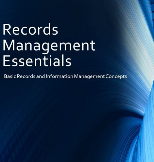 Records Management Essentials Workbook (Free Downloads)